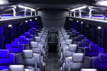 Burien Charter Bus Interior