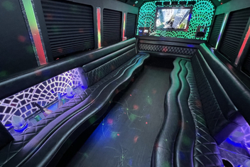 Burien Limo Bus Interior