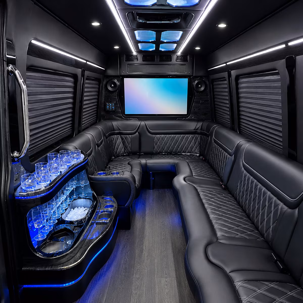 burien party bus rental interior